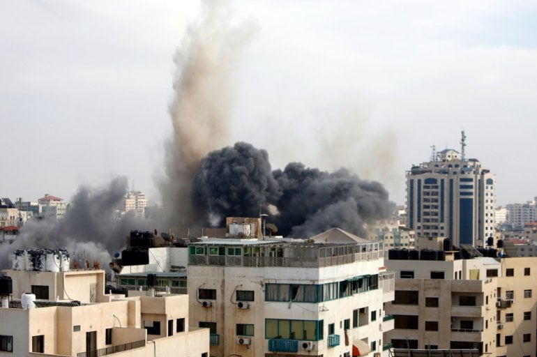 La bande de Gaza bombardée par Israël