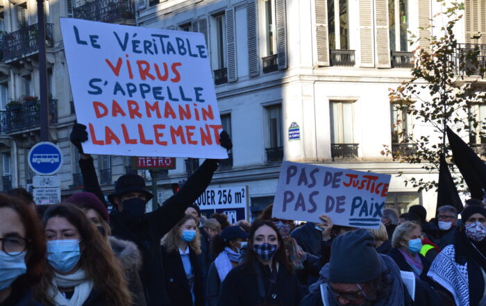 Manif contre la loi Sécurité globale de Darmanin