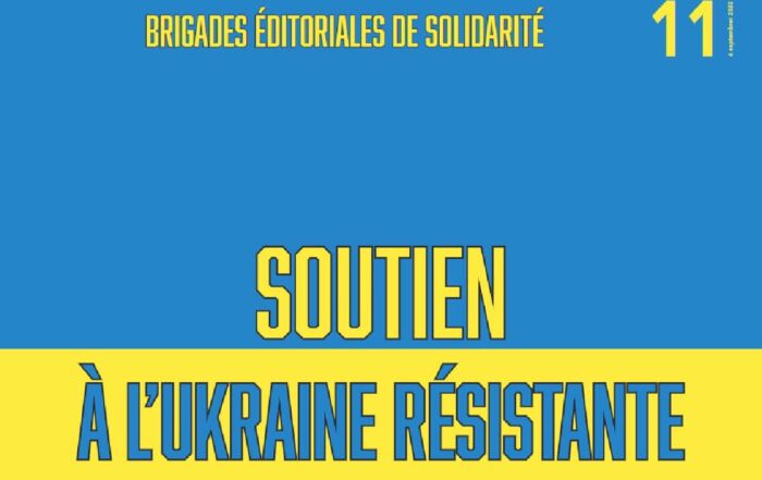 Couverture "Soutien à l'Ukraine résistante