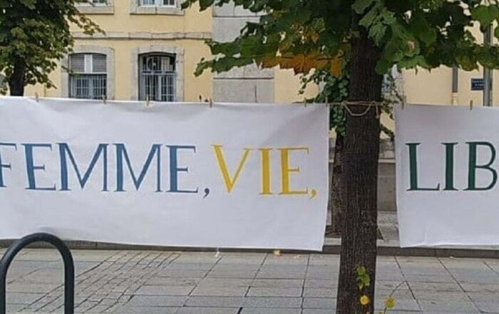 Banderole Femme Vie Liberté