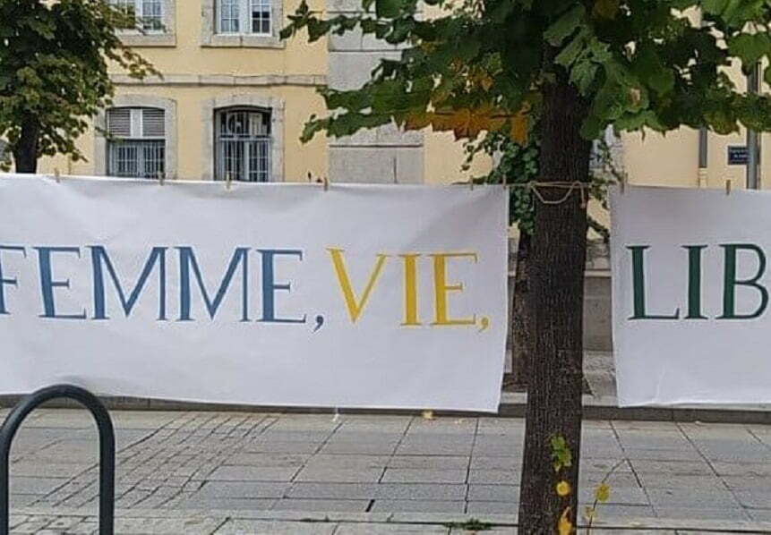Banderole Femme Vie Liberté