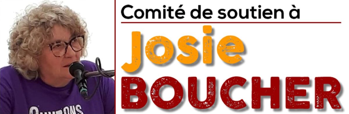 Comité de soutien à Josie Boucher