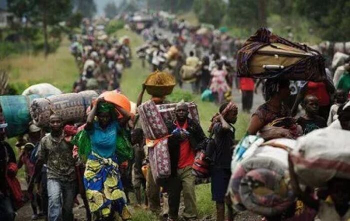 Photo personnes déplacées au Nord-Kivu