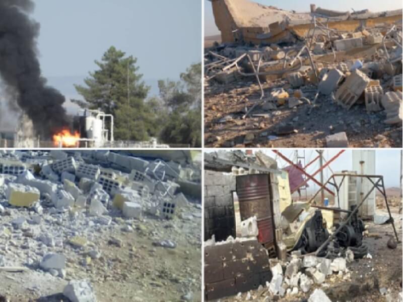Destructions au Rojava
