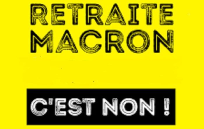 Retraite Macron, c'est NON !