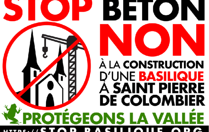 Autocollant stop béton
