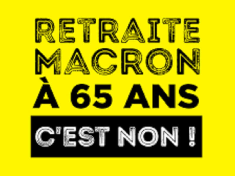 Retraite Macron à 65 ans, c'est NON !