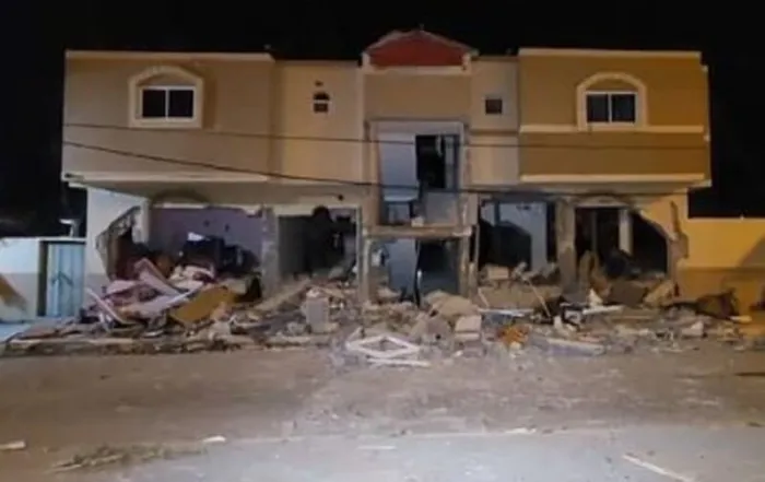 Maison détruite à Gaza