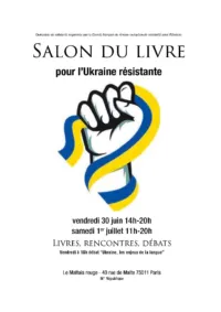 Affiche du salon du livre