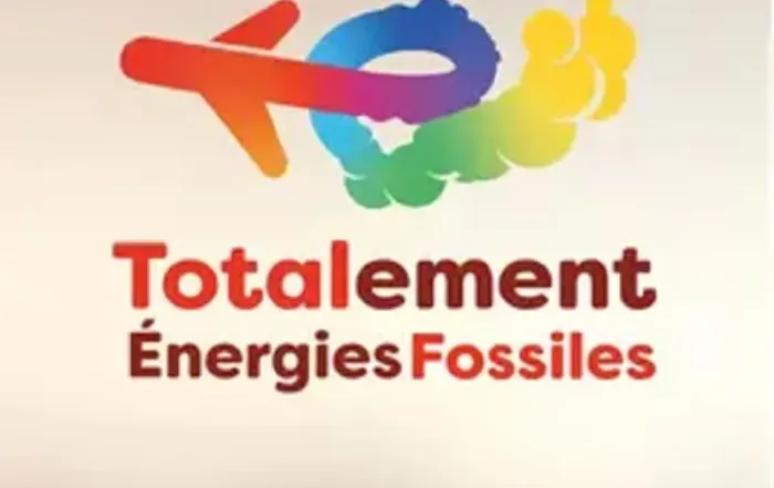 Affiche TotalEnergies fossiles