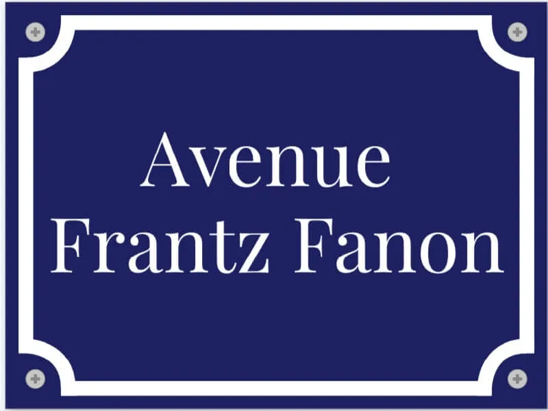 Avenue F Fanon 800 x 600 red Plaque avenue Frantz Fanon