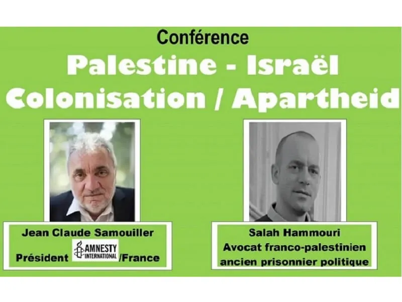 Conférence Palestine Israël Lyon 22 juin 2023