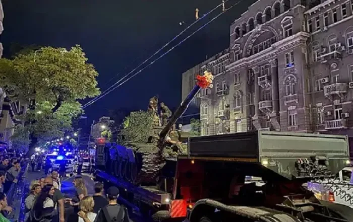 Troupes Wagner à Rostov juin 2023