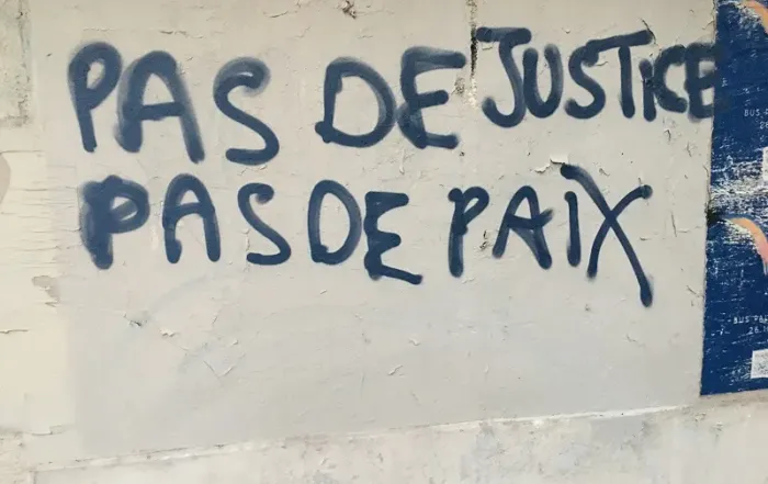 Pas de justice, pas de paix © Guallendra