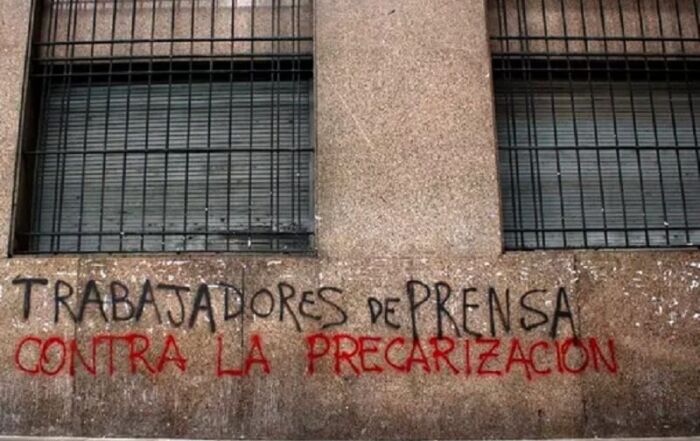 Espagne Travailleurs de la presse contre la précarité