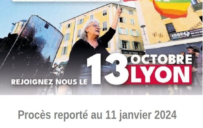 Affiche sur l'affaire Legay