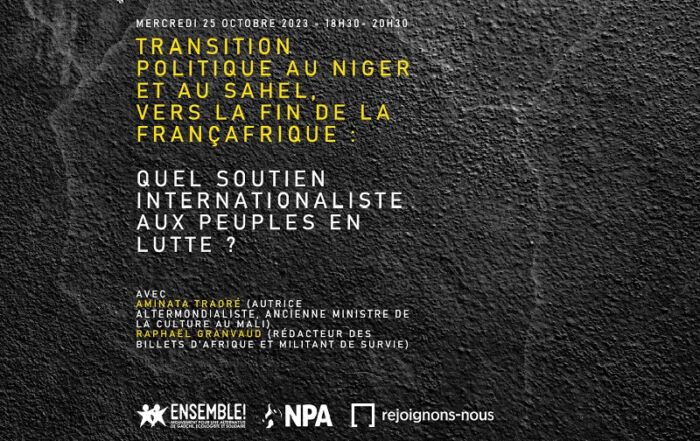 Affiche Niger 25 octobre