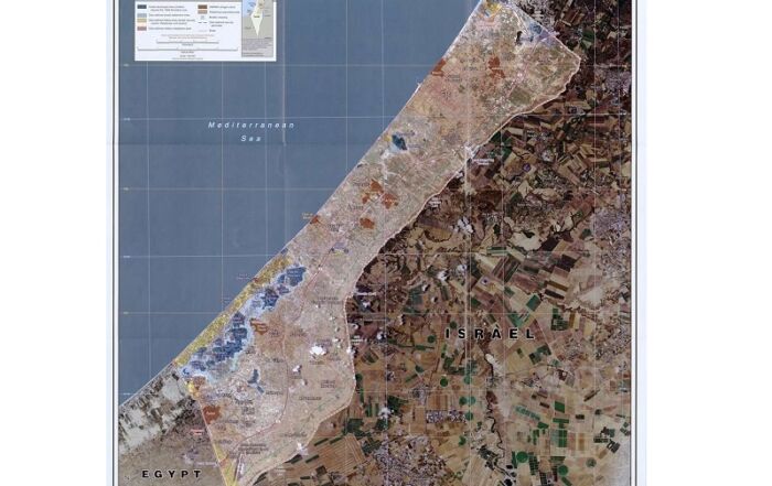 Bande de Gaza Carte historique