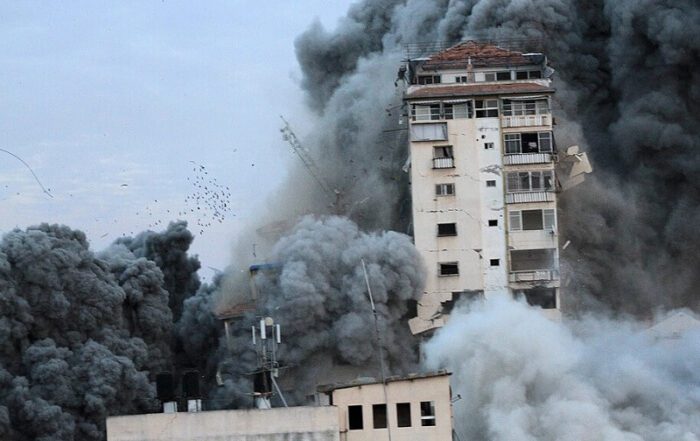 Destructions dans la bande de Gaza en octobre 2023 © Wafa
