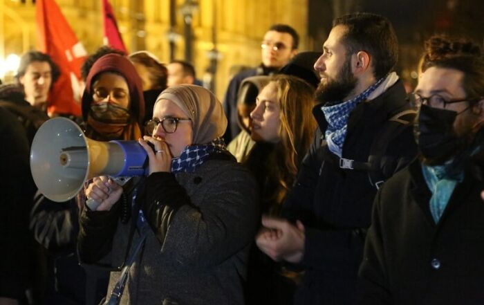 Rassemblement contre la loi immigration 21-12-2023