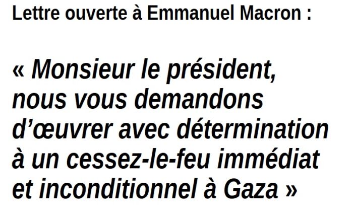 Lettre ouverte à E. Macron