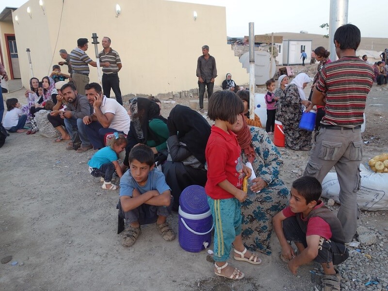 Réfugiés kurdes syriens © Béatrice Dillies