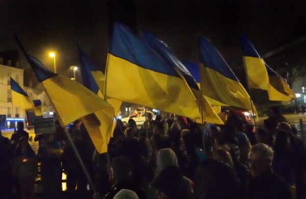 Manifestation de soutien au peuple ukrainien