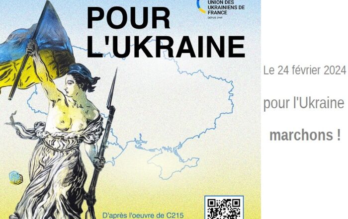 Pour l'Ukraine, marchons le 24 février 2024