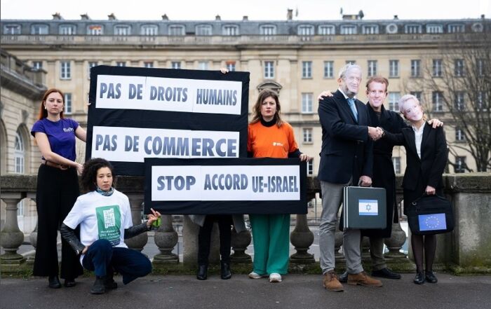 Stop accord UE-Israël © CCFD-Terre Solidaire
