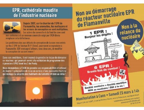EPR de Flamanville : Non au démarrage