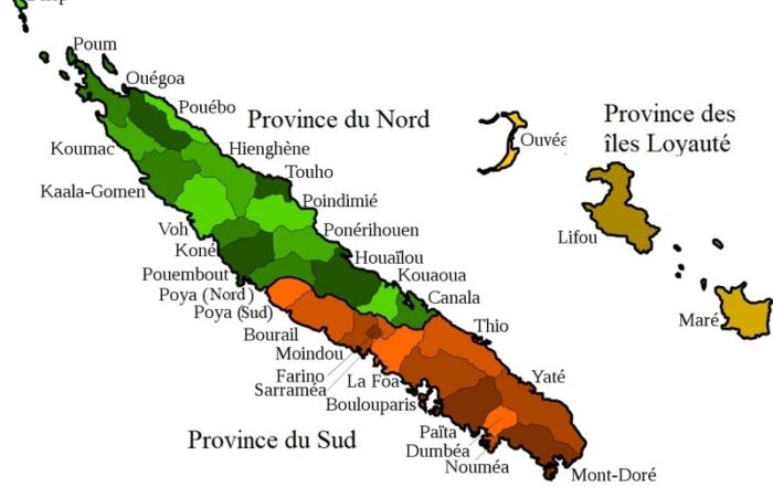 Communes de Nouvelle-Calédonie