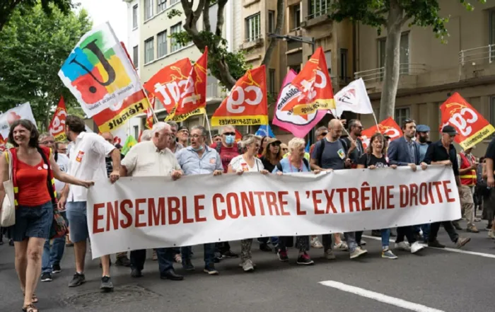 Ensemble contre l'extrême droite © photos J.Mercier