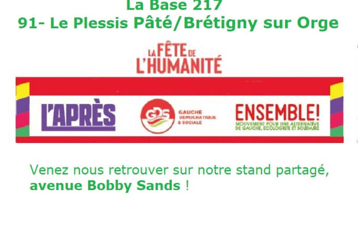 Stand partagé Fête Huma 2024
