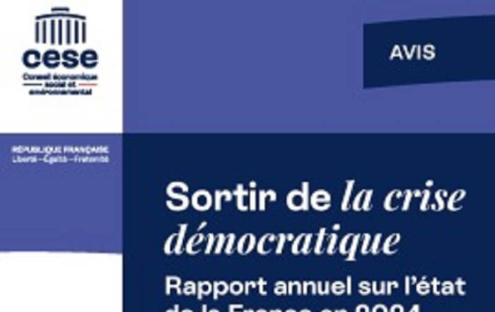 Couverture du RAEF 2024 du CESE