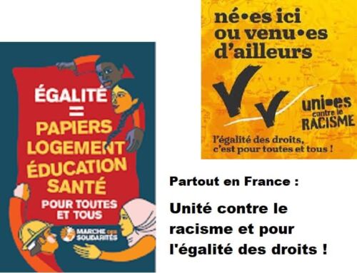 22 mars, uni·es contre le racisme !