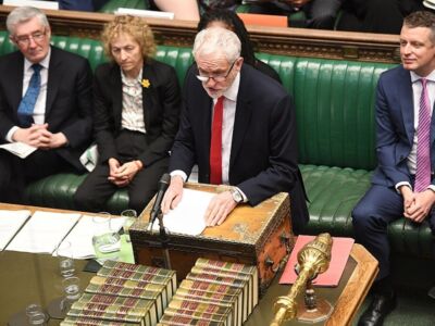 Premier ministre britannique et son cabinet fantôme en 2020 © UK Parliament-Jessica Taylor