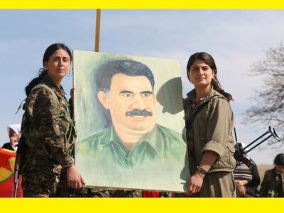 Yezidi_YBŞ_&_PKK_Guerilla_Ocalan © Kurdishstruggle