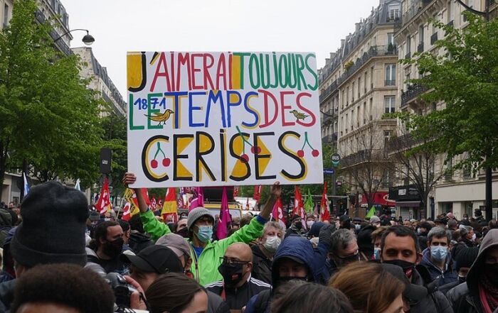 Le temps des cerises 1er_mai_2021_à_Paris © Jeanne Menjoulet