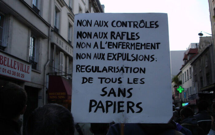 Régularisation de tous les sans papiers © Cicilie Fagerlid