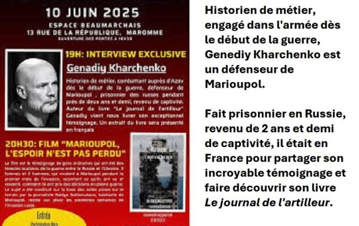 Soirée avec Genadiy Kharchenko