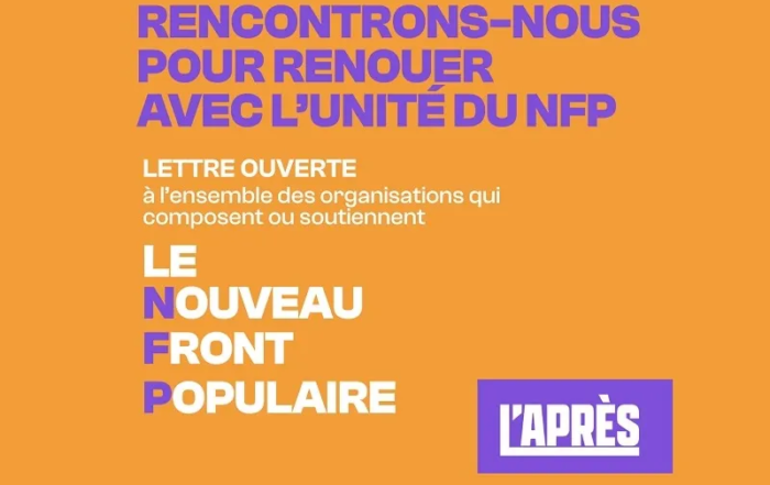 Rencontrons-nous pour renouer avec l'unité du NFP 800x600