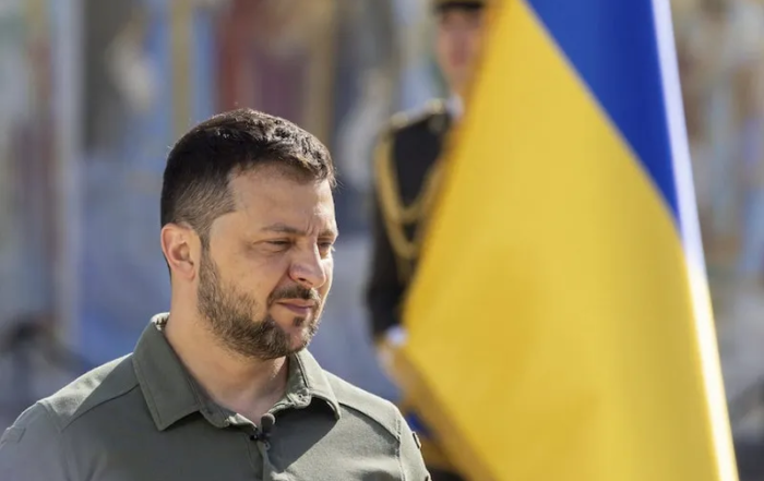 Le Président Volodymyr Zelensky 28-07-2023 © Ukrainian Presidential Press Off/Planet Pix via ZUMA Press