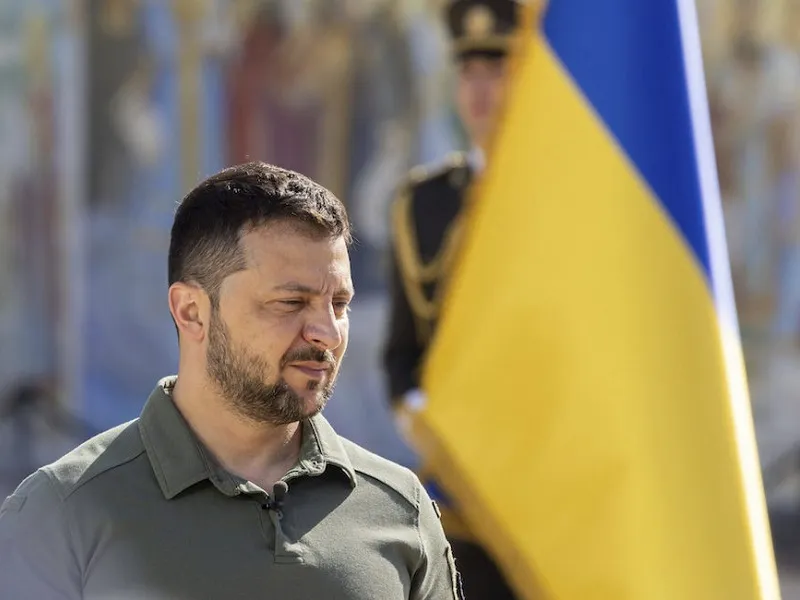 Le Président Volodymyr Zelensky 28-07-2023 © Ukrainian Presidential Press Off/Planet Pix via ZUMA Press