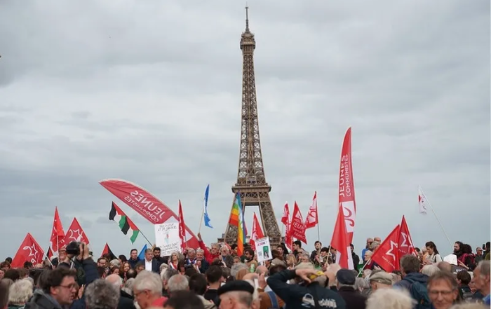 Manifestation pour la reconnaissance de la Palestine © PS