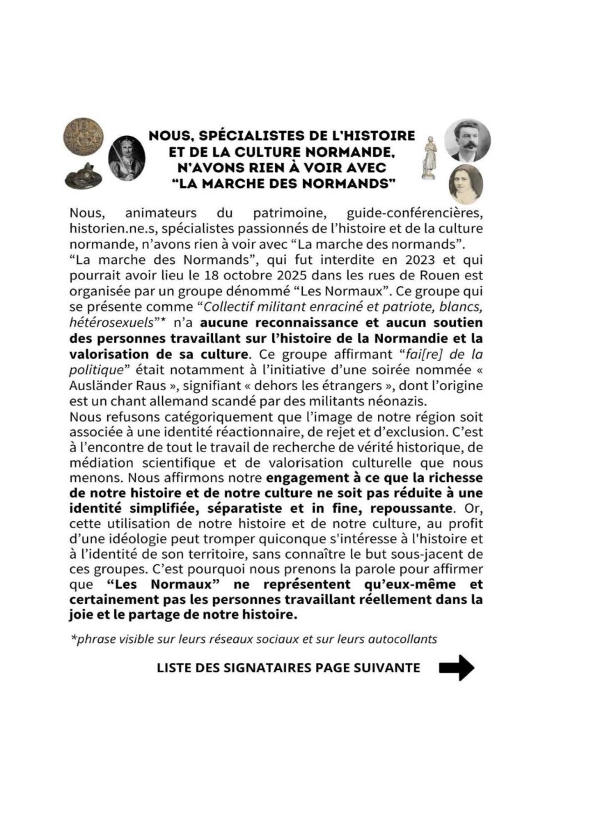 Communiqué des historiens recto