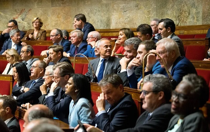 Hémicycle de l’Assemblée nationale en 2018 © Jacques Paquier