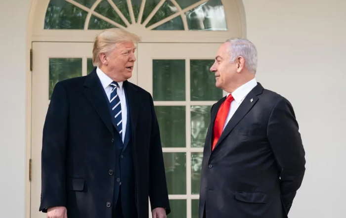 Le président Trump rencontre le Premier ministre israélien Benjamin Netanyahu © rawpixel