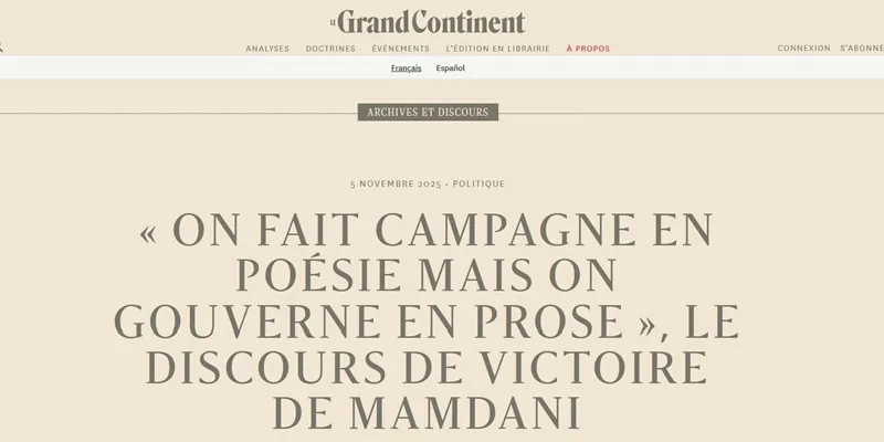 Capture article Le Grand continent Mamdani