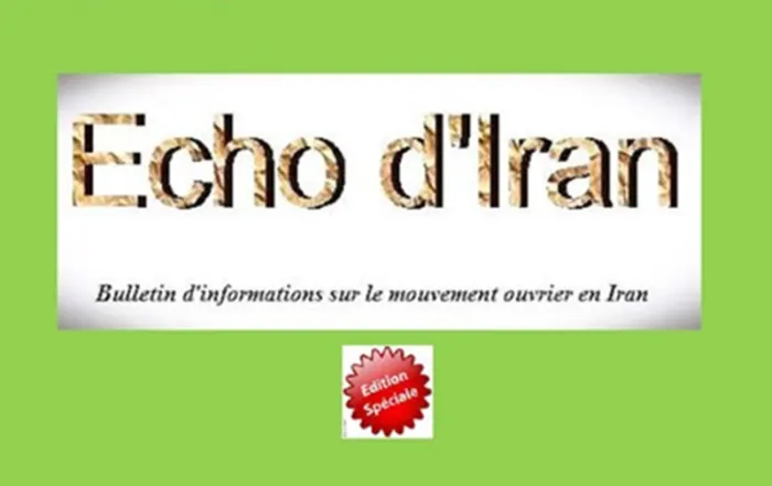 Écho d'Iran, bulletin de Solidarité socialiste avec les travailleurs en Iran