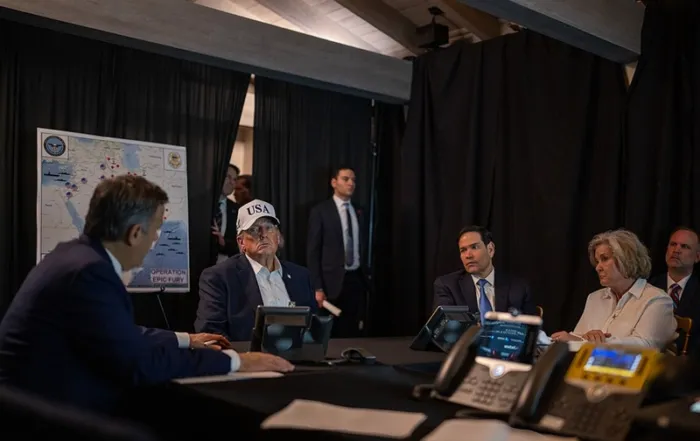 Trump supervise l'opération Furie épique 28-02-2026 © The White House